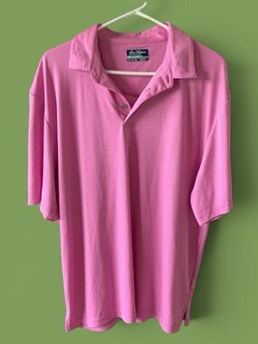 Hogan Men’s Bright Pink Short-Sleeve Polo